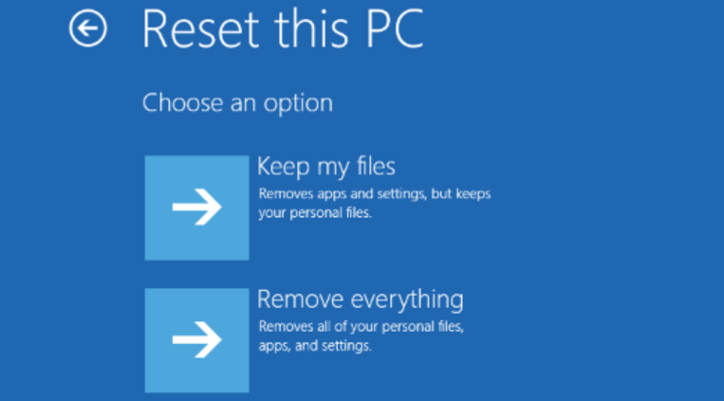 Steps To Resetting Windows Operating System