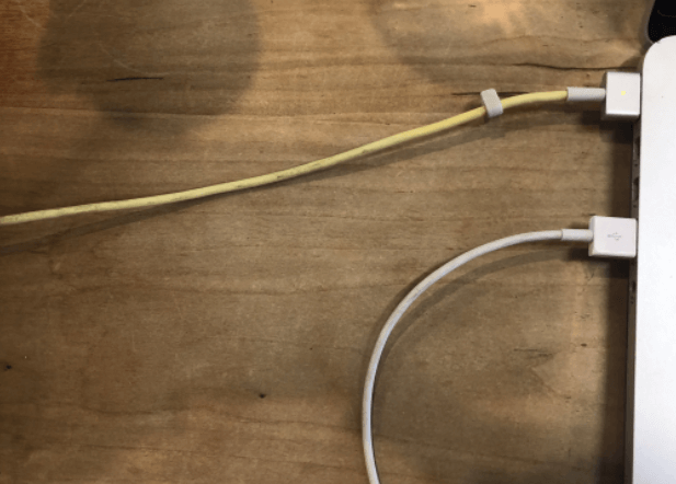 How Do You Clean A Yellow MacBook Charger