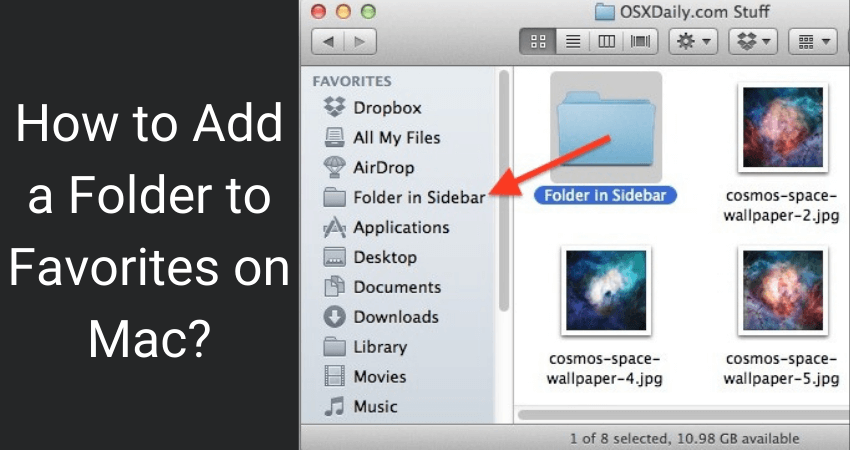 How to Add a Folder to Favorites on Mac